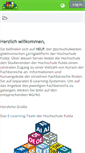 Mobile Screenshot of elearning.hs-fulda.de